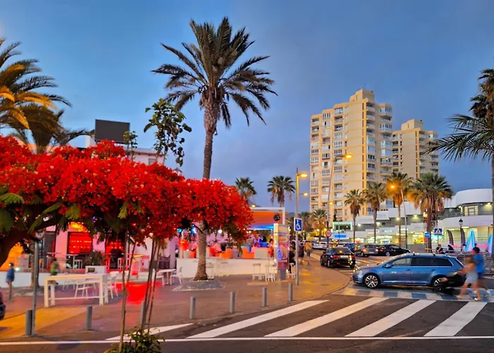 Ocean Panorama - In Playa De Americas Tenerife 아파트 플라야데라스아메리카스